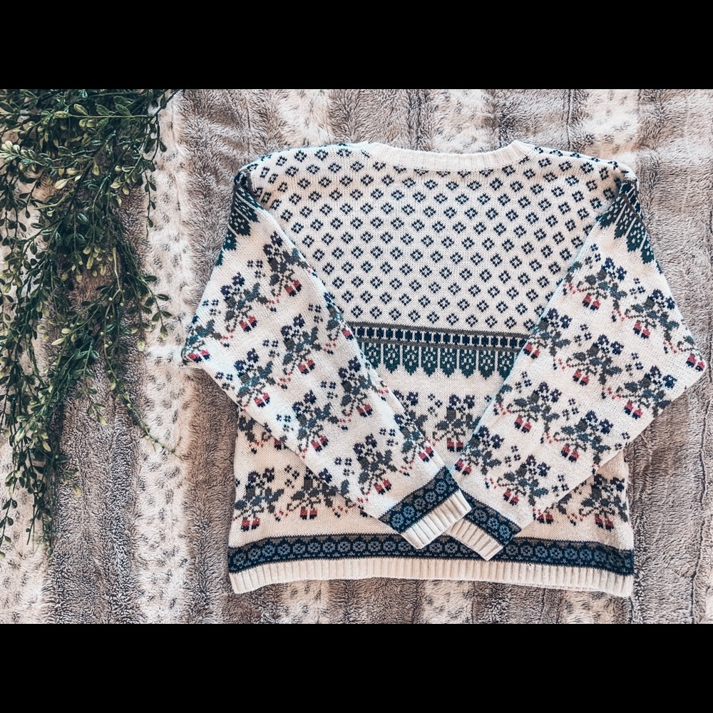 Western Connection Vintage Knit Christmas Sweater - Picture 5 of 6